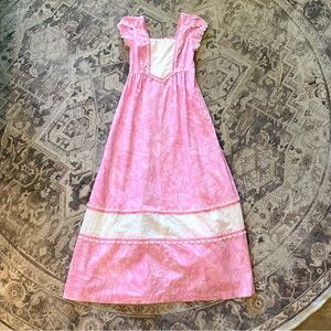 Vintage Hilda Hawaii Pink Dress